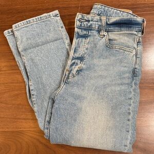 H&M Women's High Waist Straight Leg Jeans